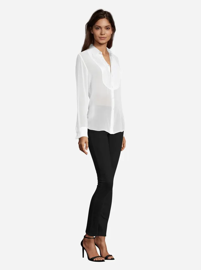 Women Tops Robert Graham MARINA SHIRT White