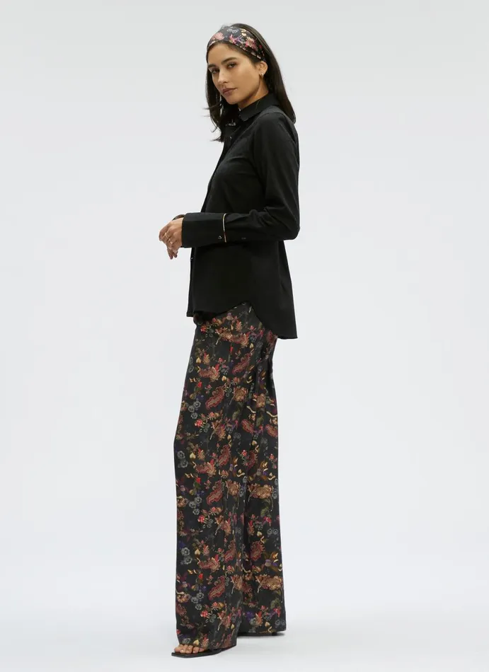 Women Tops Robert Graham PRISCILLA SHIRT Black