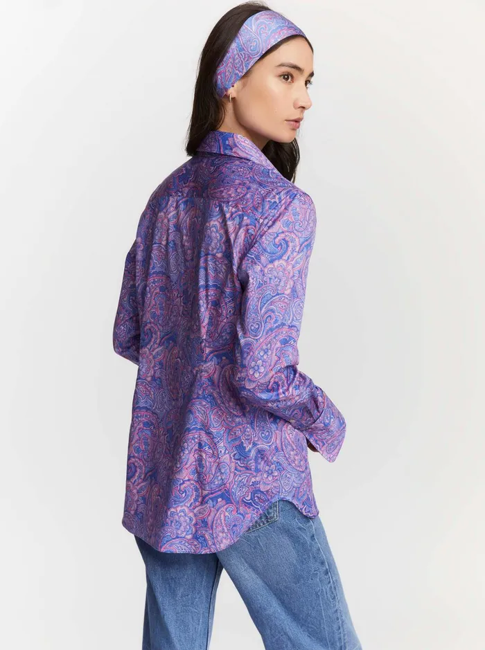 Women Tops Robert Graham PRISCILLA SHIRT Blue