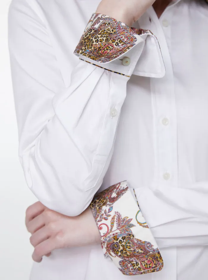Women Tops Robert Graham PRISCILLA SHIRT White