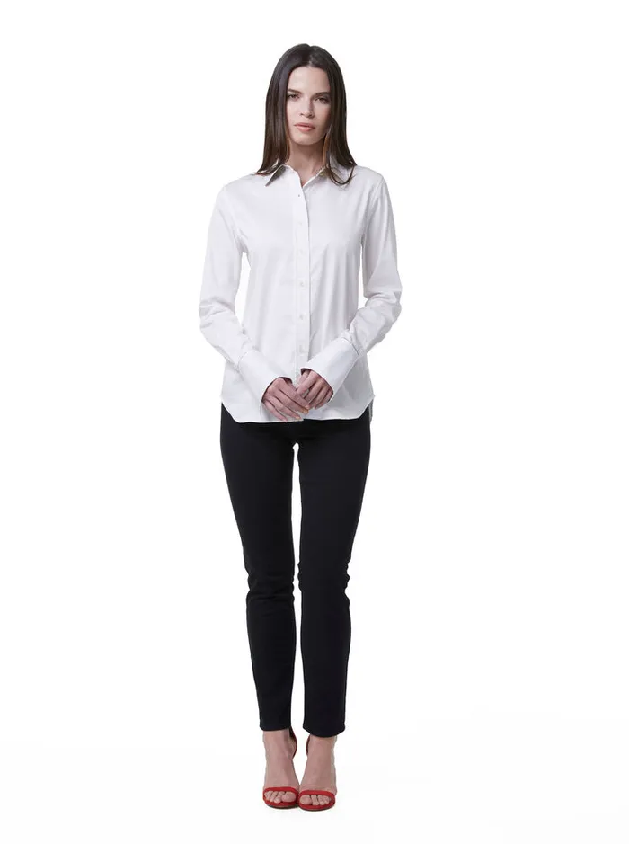 Women Tops Robert Graham PRISCILLA SHIRT White