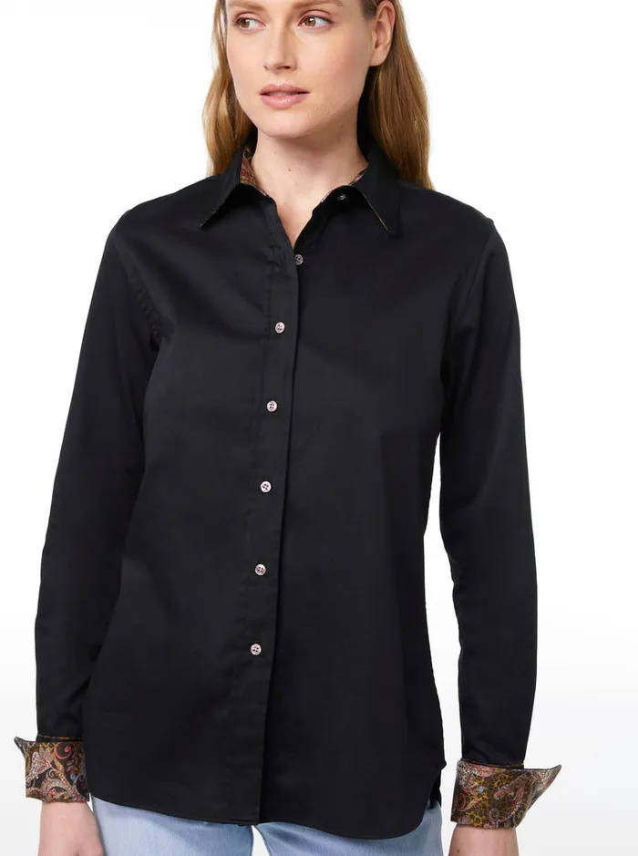 Women Tops Robert Graham PRISCILLA SHIRT White