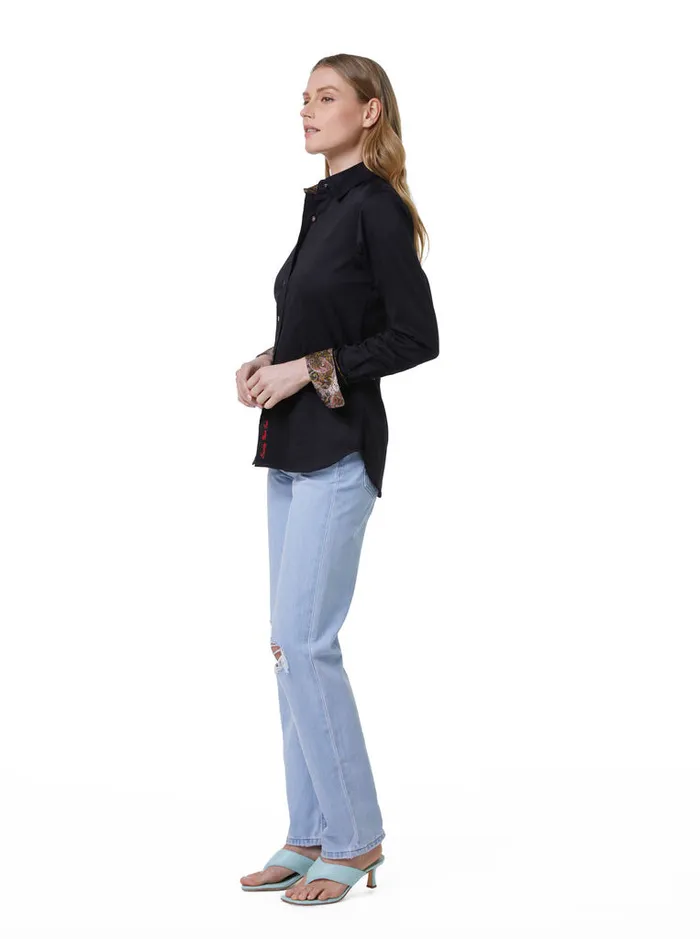Women Tops Robert Graham PRISCILLA SHIRT White