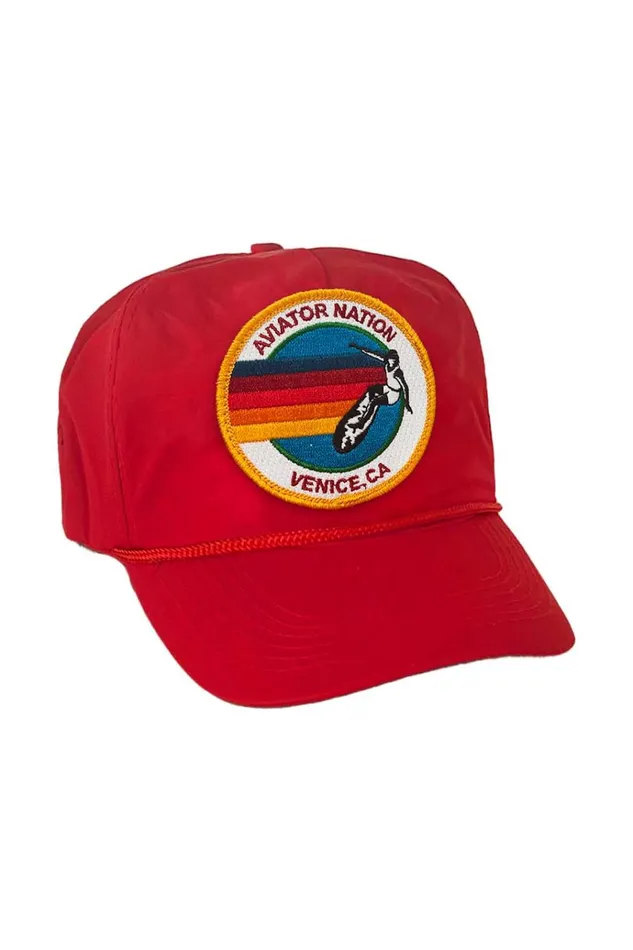 Women Trucker Hats Aviator Nation SIGNATURE VENICE VINTAGE NYLON TRUCKER HAT Women Trucker Hats Aviator Nation SIGNATURE VENICE VINTAGE NYLON TRUCKER HAT