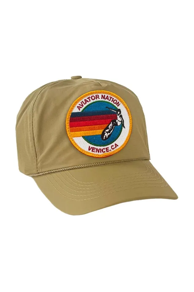 Women Trucker Hats Aviator Nation SIGNATURE VENICE VINTAGE NYLON TRUCKER HAT Women Trucker Hats Aviator Nation SIGNATURE VENICE VINTAGE NYLON TRUCKER HAT