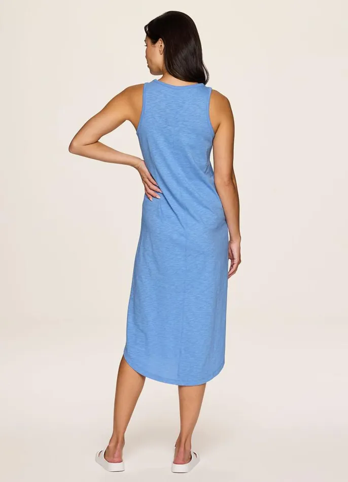 Women Weekender Midi Tank Dress Capri Blue RBX Active Tanks
