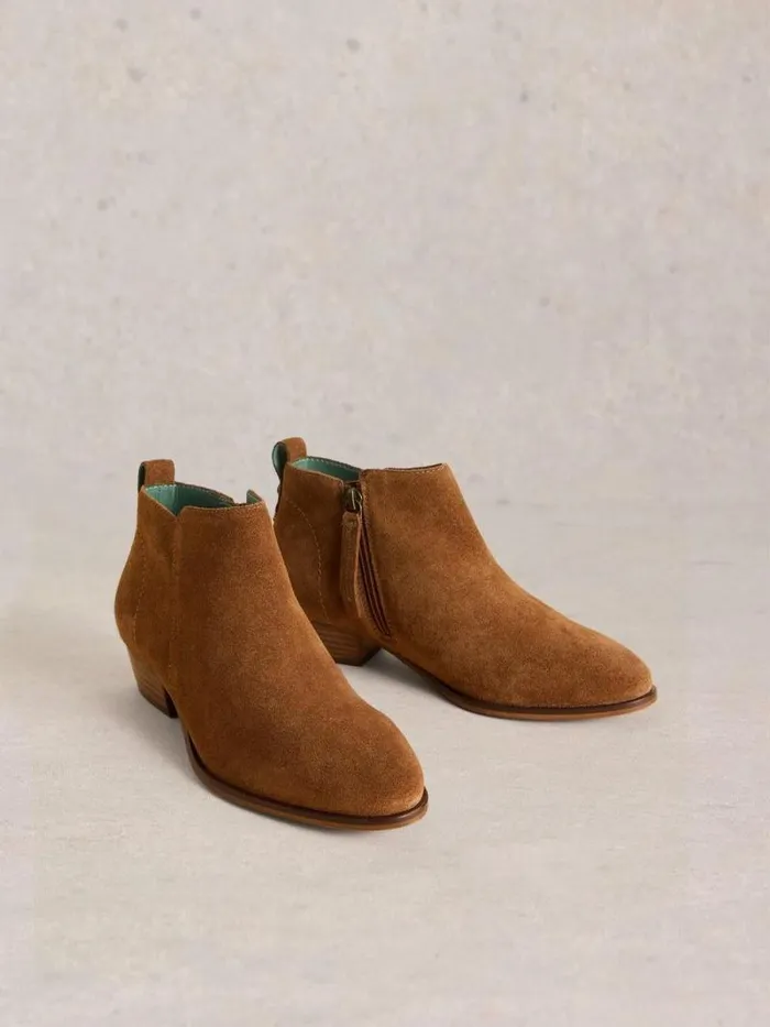 Women Willow Suede Ankle Boot Mid Tan White Stuff Boots Women Willow Suede Ankle Boot Mid Tan White Stuff Boots