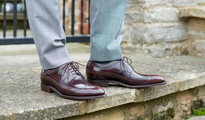 Woodbridge 8211 Black HiShine Men Barker Shoes Wedding Shoes